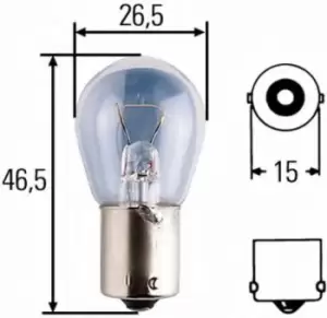 Image of Bulb 12V 18 Wat 8GA002072-121 by Hella - 10 Units