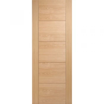 Image of LPD Vancouver 5 Panel Fully Finished Oak Internal Flush Door - 1981mm x 838mm (78 inch x 33 inch)