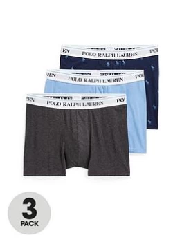 Image of Polo Ralph Lauren 3 Pack Boxer Briefs - Cruise Navy, Cruise Navy, Size L, Men