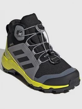 Image of adidas Terrex Mid Gore-Tex Childrens Boot - Black, Size 4