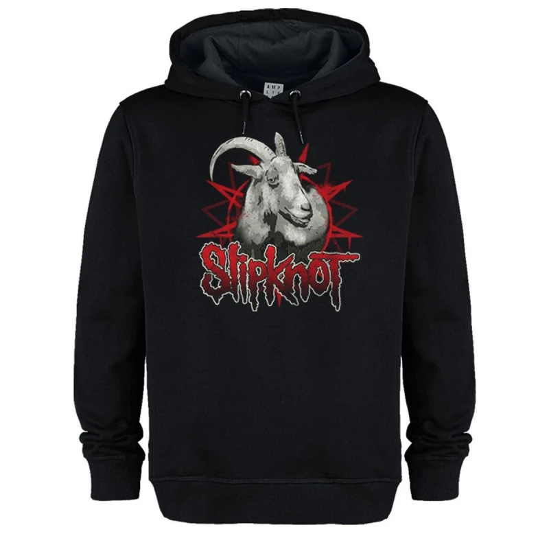 Image of Amplified Amplified Men Goat Slipknot Hoodie in Black Size: X-Small Black XS Male 5063574394147