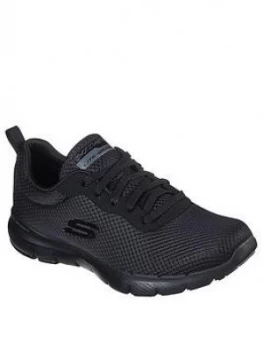 Image of Skechers Flex Appeal 3.0 First Insight Trainers - Black