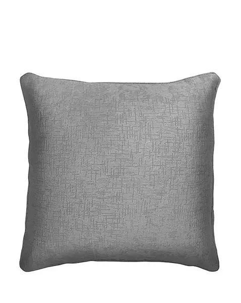 Image of Vogue Embossed Pair of Cushion Covers Grey 43X43CM MN15302