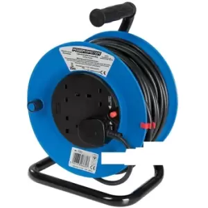 Image of Powermaster - Cable Reel Freestanding 13A 230V - 4-Gang 25m