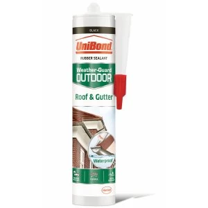 Image of Unibond Roof and Gutter Sealant - 300ml - Black