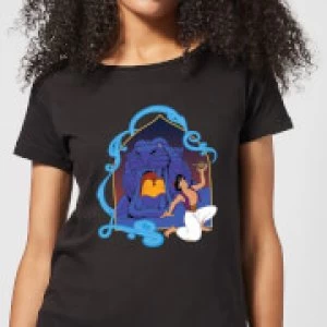 Image of Disney Aladdin Cave Of Wonders Womens T-Shirt - Black