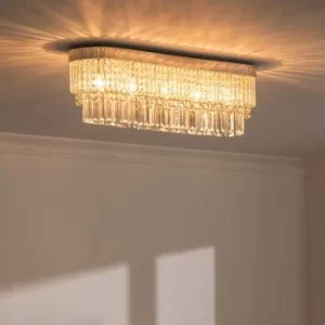 Image of Long Raindrop K9 Crystal Chandelier, none