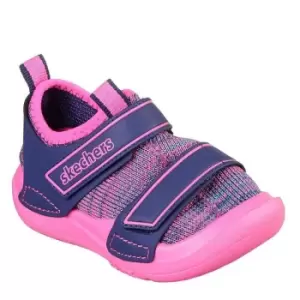 Image of Skechers Triple-Fit Infant Girls Trainers - Blue