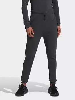 Image of adidas Studio Lounge High-Waist Joggers, Grey, Size S, Women