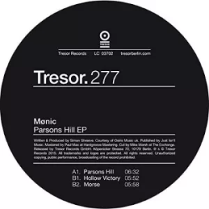 Image of Parsons Hill by Monic Vinyl Album