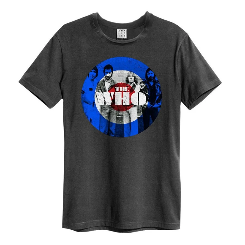 Image of Amplified Amplified Men Target The Who T-Shirt in Charcoal Size: Small Charcoal S Male 5063470092475