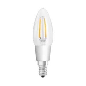 Image of Osram 5W Parathom Clear LED Candle Bulb E14/SES Dimmable Very Warm White - 134522-439672