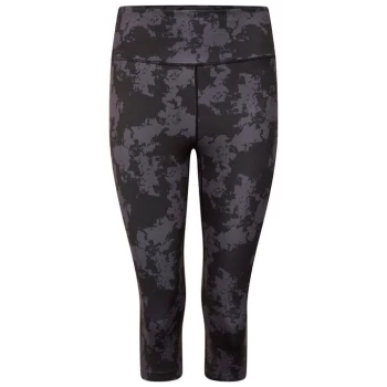 Image of Dare 2b Influential three quarterPerformance Leggings - Black Mirage