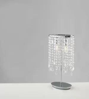 Image of BREEZE Lamp Chrome, K9 Crystals 25.5x44.5cm