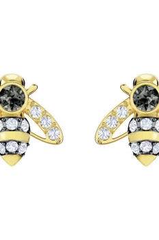 Image of Ladies Swarovski Jewellery Magnetic Stud Bee Earrings 5429351