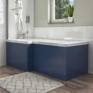 Image of 1700mm Blue L Shape Bath Front Panel - Ashford