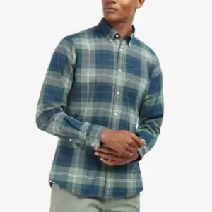Image of Barbour Heritage Lewis Tailored Cotton-Blend Tartan Shirt - S