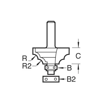 Image of Trend - C095X1/4 OVOLO 5.5MM RADIUS
