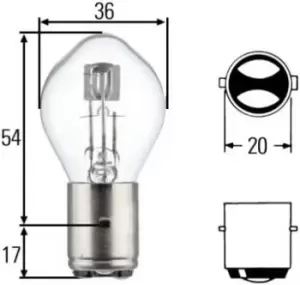 Image of Bulb S2 35/35 W Ba 20 D 8GD008898-061 by Hella