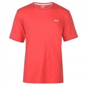 Image of Slazenger Tipped T Shirt Mens - Red