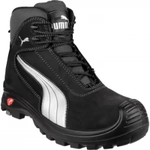 Image of Puma Mens Safety Cascades Mid Safety Boots Black Size 7