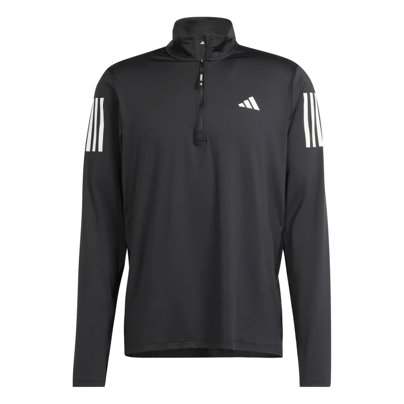 Image of adidas Own The Run Half-Zip Running Top Mens - Black XL
