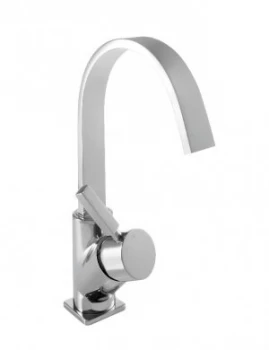 Image of Wickes Saluzzo Mono Basin Mixer Taps - Chrome