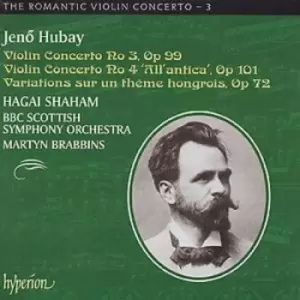 Image of Violin Concertos 3 and 4 Brabbins Bbc Scottish So Shaham by Jeno Hubay CD Album