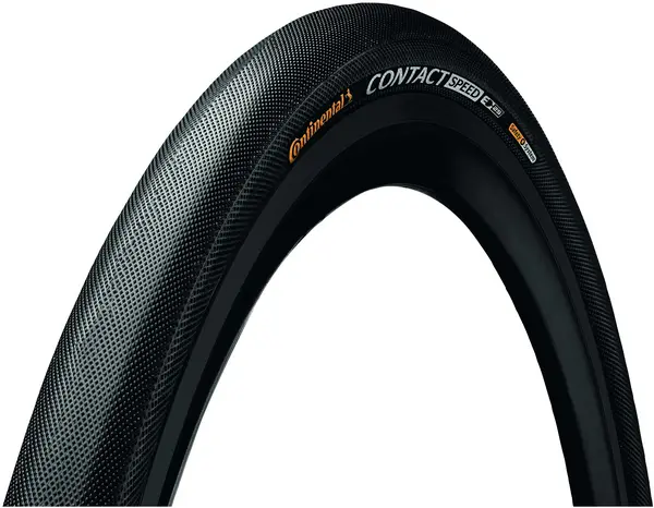 Image of Continental Contact Speed Tyre Wire Bead 700X37C BLACK/BLACK