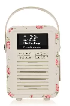 Image of VQ Retro Mini Emma Bridgewater Bluetooth DAB Digital Radio - Natural