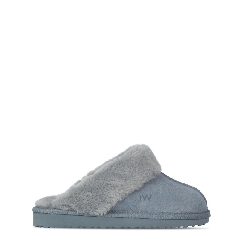 Image of Jack Wills Mule Slippers - Blue Blue 3