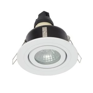 Image of White Tiltable IP65 Shower Light