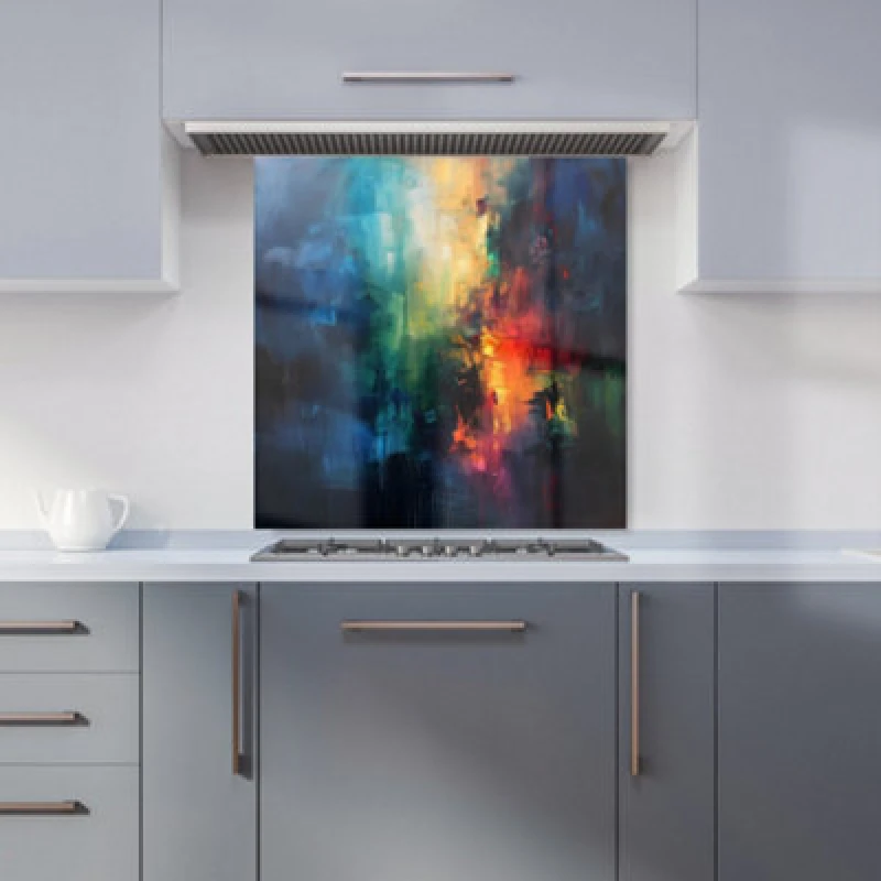 Image of Warren Reed - Designer Cockapoo Dog Face Splashart Tea Towel Multicolor Unisex