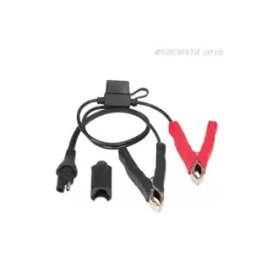 Image of OPTIMATE Battery cable crocodile clips to SAE (No.14)