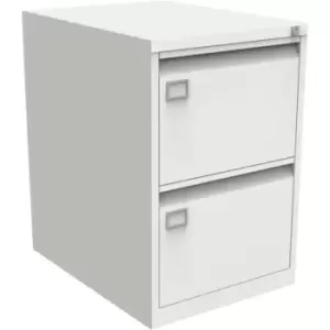 Image of Bisley Filing Cabinet with 2 Lockable Drawers AOC2 - White