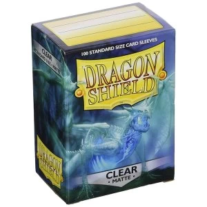 Image of Dragon Shield Matte - Clear 100 Sleeves in box - (10 Packs)