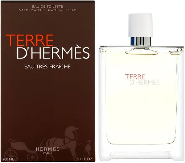 Image of Hermes Terre D'Hermes Eau Tres Fraiche Eau de Toilette For Him 200ml