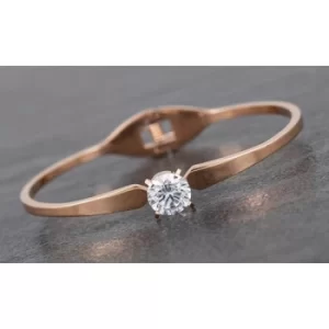 Image of Bling Glam Crystal Rose Gold Plated Bangle