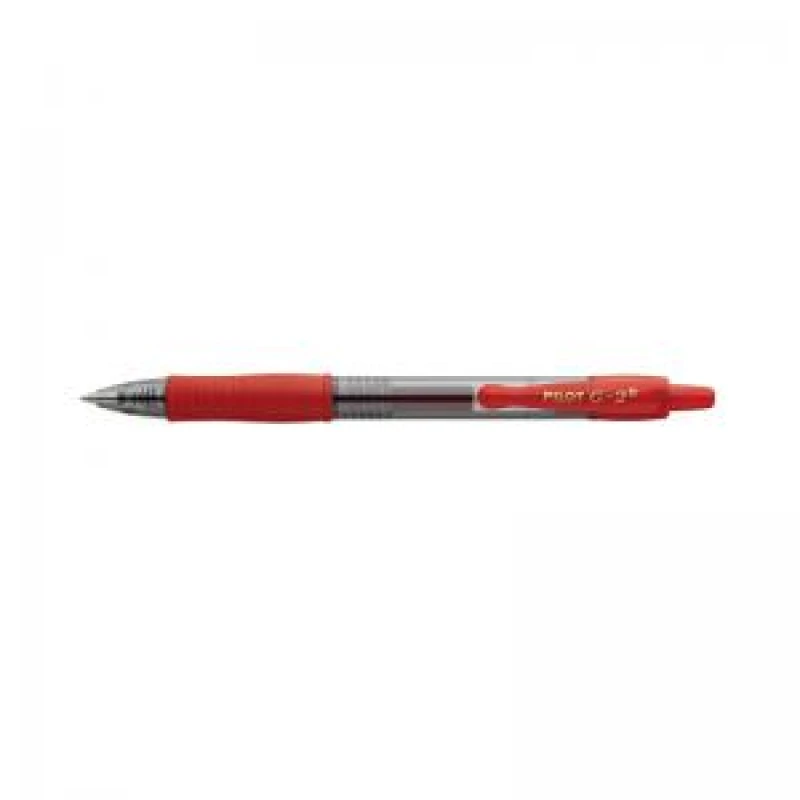 Image of Pilot Pilot G-2 Plus Begreen Gel Ink Rollerball Medium Red (Pack of 12) PUJ163173 PUJ163173
