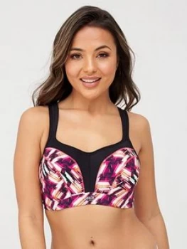 Image of Panache Wired Sports Bra - Multi, Size 34C, Women