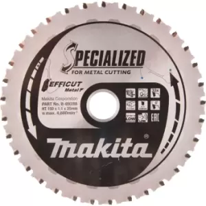 Image of Makita SPECIALIZED Efficut Metal Circular Saw Blade 150mm 33T 20mm