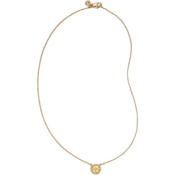 Image of Tory Burch Miller Pave Necklace - Gold/Crystal
