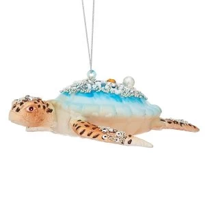 Image of Sass & Belle Glitter Turtle Shaped Bauble