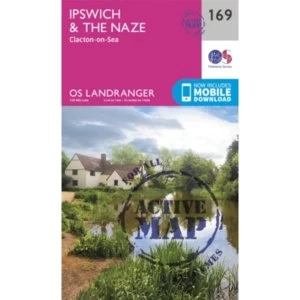 Image of Ipswich, the Naze & Clacton-on-Sea by Ordnance Survey (Sheet map, folded, 2016)