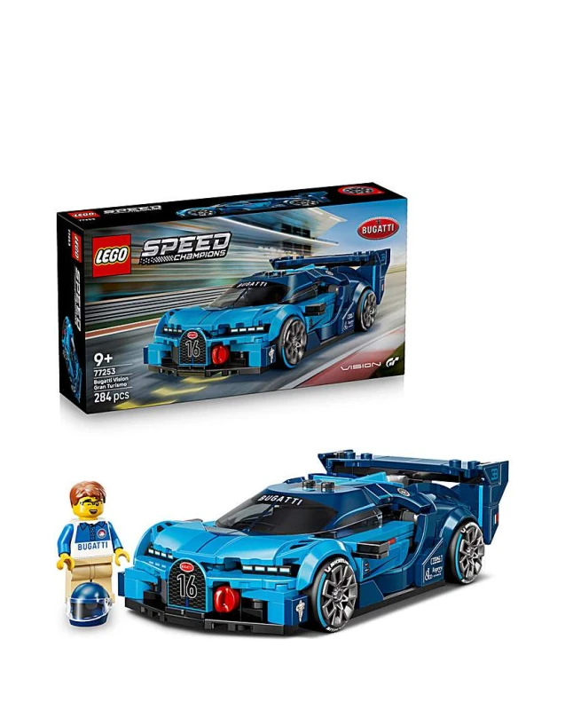 Image of LEGO Speed Champions Bugatti Vision Gran Turismo Hyper Sports Car 77253
