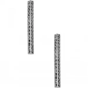 Image of Ladies Fossil PVD Silver Plated Earrings