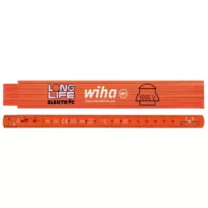 Image of Wiha Longlife Electrician's Folding Ruler 2m