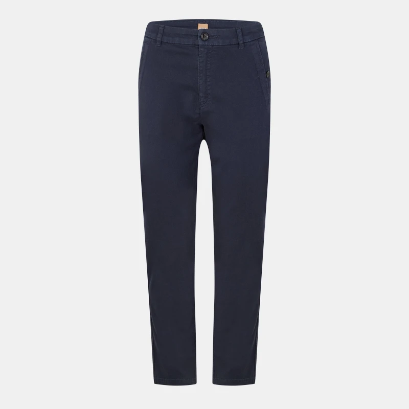 Image of Boss Womens C Tashina-D Straight Trousers Dark Blue female 6 (XS)