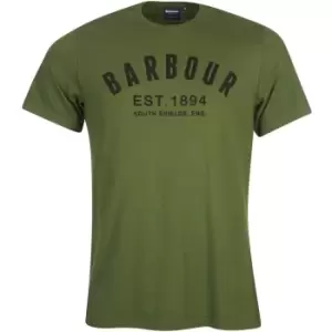 Image of Barbour Mens Ridge Logo Tee Duffle Bag Medium