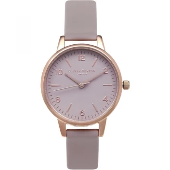 Image of Modern Vintage Grey Lilac & Rose Gold Watch